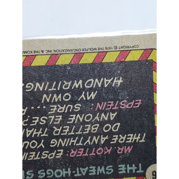 Vintage 1976 Topps Chewing Gum Welcome Back Carter Vinnie Barbarino Trading Card - Picture 5 of 6